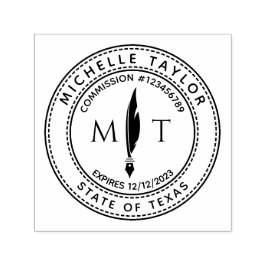 Notar Signature Agent Beruflich Moderne Röhre Permastempel