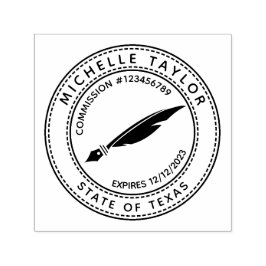 Notar Signature Agent Beruflich Moderne Röhre Permastempel