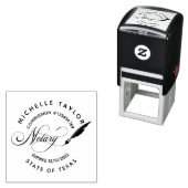 Notar Signature Agent Beruflich Moderne Röhre Permastempel (Beispiel)