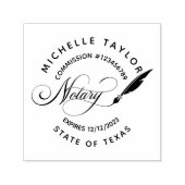 Notar Signature Agent Beruflich Moderne Röhre Permastempel (Design)