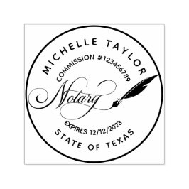 Notar Signature Agent Beruflich Moderne Röhre Permastempel