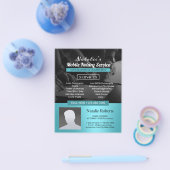 Notar Signature Agent Moderner Aquamariner Foto Fl Flyer (Einzeln)