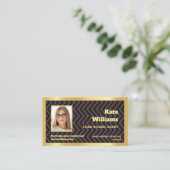 🏛️ Notar Signierung benutzerdefinierter QR Telefonnummerkarte (Stehend Vorderseite)