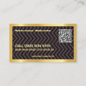 🏛️ Notar Signierung benutzerdefinierter QR Visitenkarte (Rückseite)