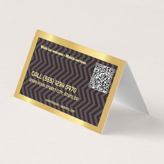 🏛️ Notar Signierung benutzerdefinierter QR Visitenkarten (Rückseite)