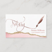 Notar Signing Agent Moderner QR-Code Visitenkarte (Vorderseite)