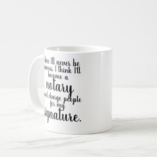 Notar-Tasse Kaffeetasse (Vorderseite Links)