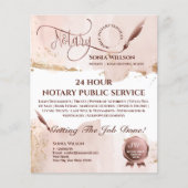 Notar- und Kreditsignierungs-Agent für mobile Gerä Flyer (Vorne)