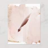 Notar- und Kreditsignierungs-Agent Rosa Rosa Fahne Flyer (Hinten)