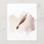 Notar- und Kreditsignierungs-Agent Rosa Rosa Fahne Flyer (Hinten)