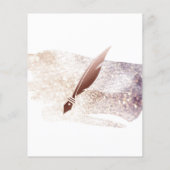 Notar- und Kreditsignierungs-Agent Rosa Rosa Fahne Flyer (Hinten)