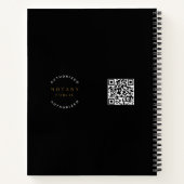 Notar Unterzeichnung Agent Schwarzgold 2024 Notizblock (Rückseite)