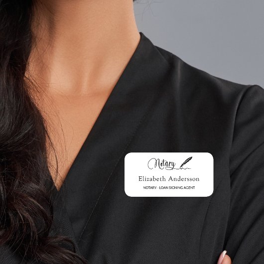 Notar Unterzeichnung Agent Weiß Drehbuch elegant Namensschild