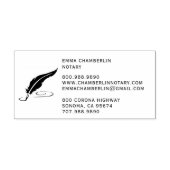 Notar Vintage Fertigspritze und Tinte Permastempel (Design)