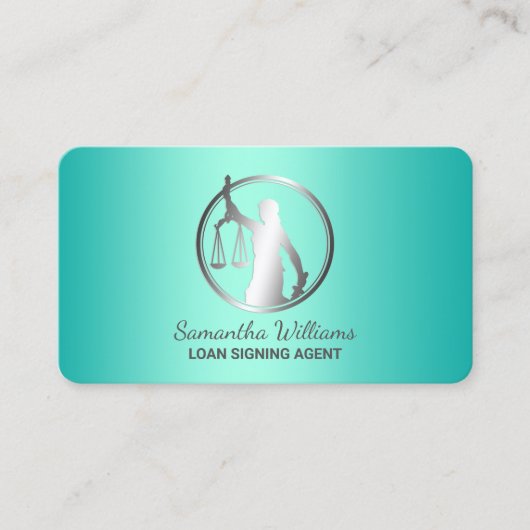 Notar Visitenkarte (Vorderseite)