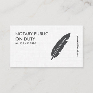 Notar Visitenkarte