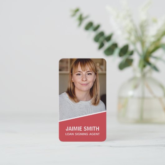 Notar Visitenkarte (Stehend Vorderseite)