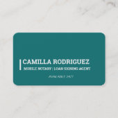 Notar Visitenkarte (Vorderseite)