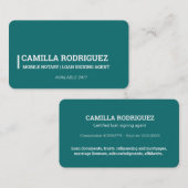 Notar Visitenkarte (Vorne/Hinten)