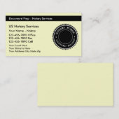 Notar-Visitenkarten Visitenkarte (Vorne/Hinten)