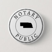 Notar von Nebraska Button (Vorderseite)