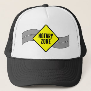 Notar Zone Gelbe Straßenzeichen Truckerkappe