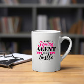 Notar zu sein, Agent zu signieren, ist meine harte Kaffeetasse