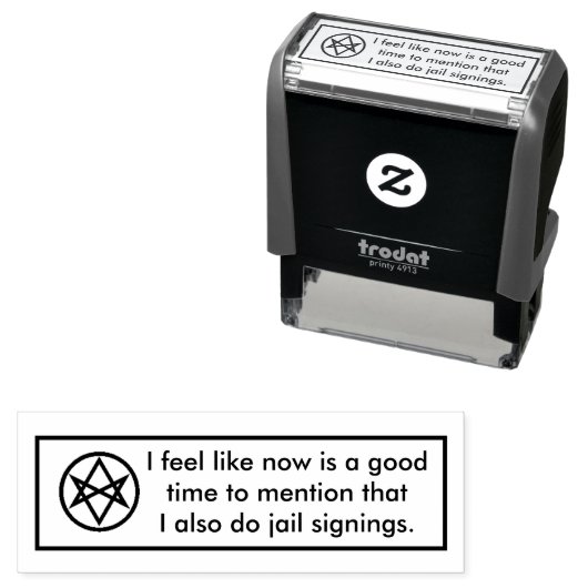 Notare Briefmarke der Folgeprognostizierung Permastempel (Beispiel)