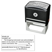 Notare Briefmarke Permastempel (Beispiel)