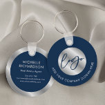 Notare Geschäftslogos für Navy & Silver Property A Schlüsselanhänger<br><div class="desc">Werben Sie Ihr Unternehmen mit diesem individuellen Schlüsselanhänger-Design in Marineblau und Silber. Mit Platz für Ihr Firmenlogo und Slogan auf der Vorderseite mit Ihrem Namen, Jobtitel, Kontaktdetails und Website auf der Rückseite. Der dunkelblaue Hintergrund gepaart mit den Imitate silberne Details macht ein stilvolles Geschenk für echte Anwesen- und Immobilien-Agent, Geschäftsinhaber,...</div>
