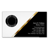 Notare Magnete für öffentliche Visitenkarten (Vorderseite)