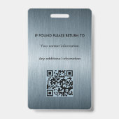 Notare öffentliche Abzeichen Ausweis (Back)