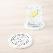 Notare öffentliche Briefmarke Elegante Moderner We Getränkeuntersetzer (Seite)