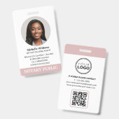 Notare öffentliche Darlehen Signierung Agent ID Fo Ausweis (Vorder- & Rückseite)