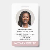 Notare öffentliche Darlehen Signierung Agent ID Fo Ausweis (Vorderseite)