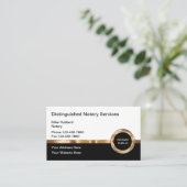 Notare Visitenkarte (Stehend Vorderseite)