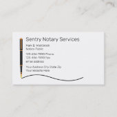 Notare Visitenkarte (Vorderseite)