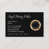 Notare Visitenkarte (Vorderseite)