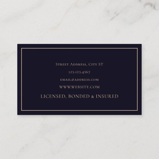 Notargold  visitenkarte (Rückseite)