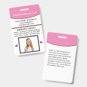 Notarkarte für Kinder-ID Ausweis (Vorder- & Rückseite)