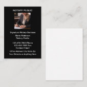 Notarkarten für öffentliche Unternehmen Visitenkarte (Vorne/Hinten)