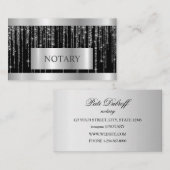 Notarkredit Signieren Agent Silver Visitenkarte (Vorne/Hinten)