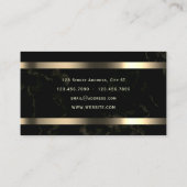 Notarlogo golden visitenkarte (Rückseite)