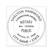 Notarrecht schwarz permastempel (Design)