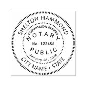 Notarrecht schwarz permastempel (Design)