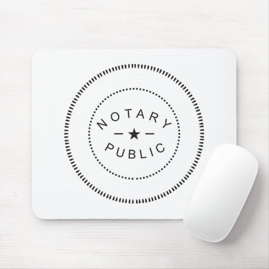Notars-Mausunterlage Mousepad (Mit Mouse)
