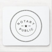 Notars-Mausunterlage Mousepad (Vorne)