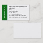 Notars-Visitenkarten Visitenkarte (Vorne/Hinten)