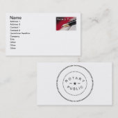 Notars-Visitenkarten Visitenkarte (Vorne/Hinten)