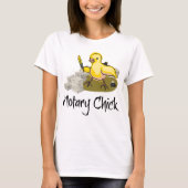 Notary Chick Yellow Feather Quill and Documents T-Shirt (Vorderseite)
